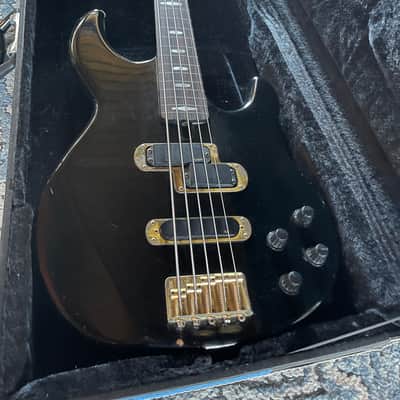 Yamaha BB5000a Fretless Broad Bass V, c 1980, Black Beauty 5 string bass 1980 - Black image 2