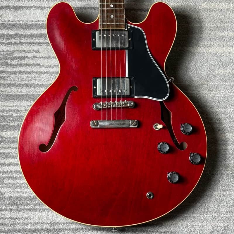 Gibson Custom Shop Murphy Lab '61 ES-335 Reissue Ultra Light Aged - Ron Ellis 60's Bette Pickups - Cherry