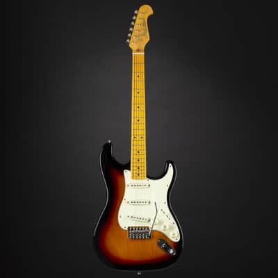 J & D ST Vintage Deluxe (3-Colour Sunburst) - Electric Guitar image 2