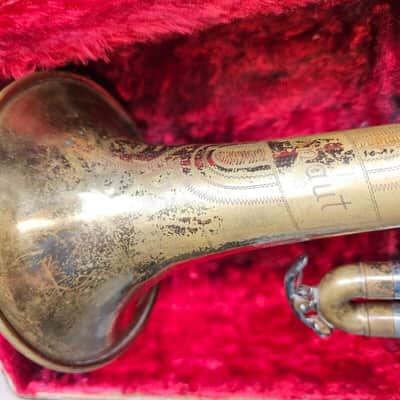 Argonaut cornet, with case & mouthpiece, Good Condition image 9