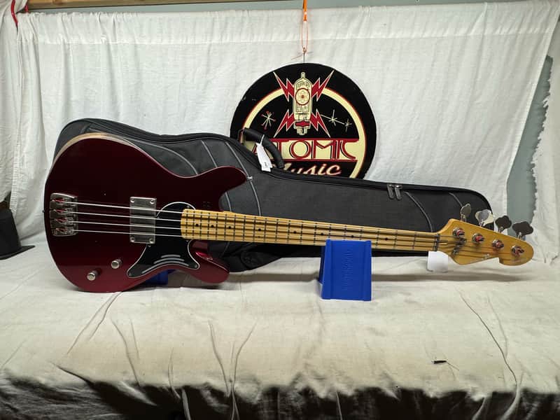 Sandberg Florence 30" Short Scale 4-string Bass with Gig Bag 2020s - Ruby Red image 1