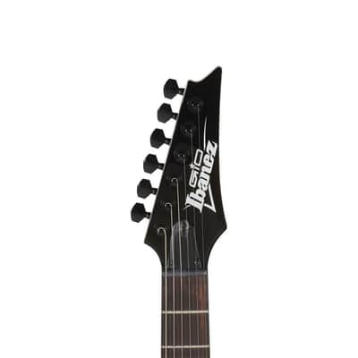 Ibanez GRGA 6-String Solid Body Electric Guitar, Right-Handed, Black Night Finish, Full Size, 24 Frets image 8