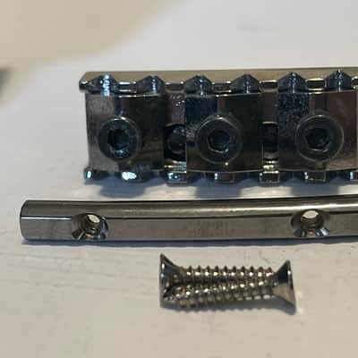 2000's Schaller Original Made in Germany Cosmo/Black Chrome Floyd Rose Electric Guitar Tremolo Bridge & Arm Set image 6