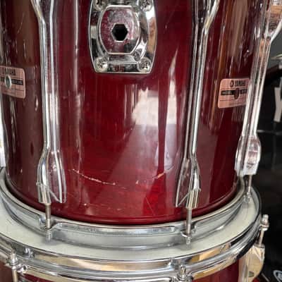 Yamaha 1984 Recording Custom Cherry Drum Set image 10