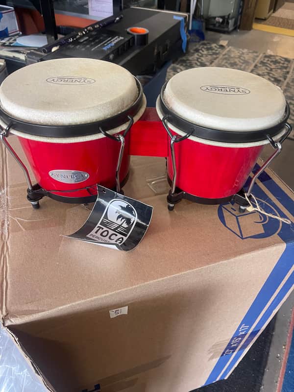 Toca Synergy Bongo Set Store Demo Red image 1