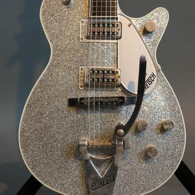 Gretsch G6129T Sparkle Jet Silver Sparkle w/Case (1996) - Used image 5