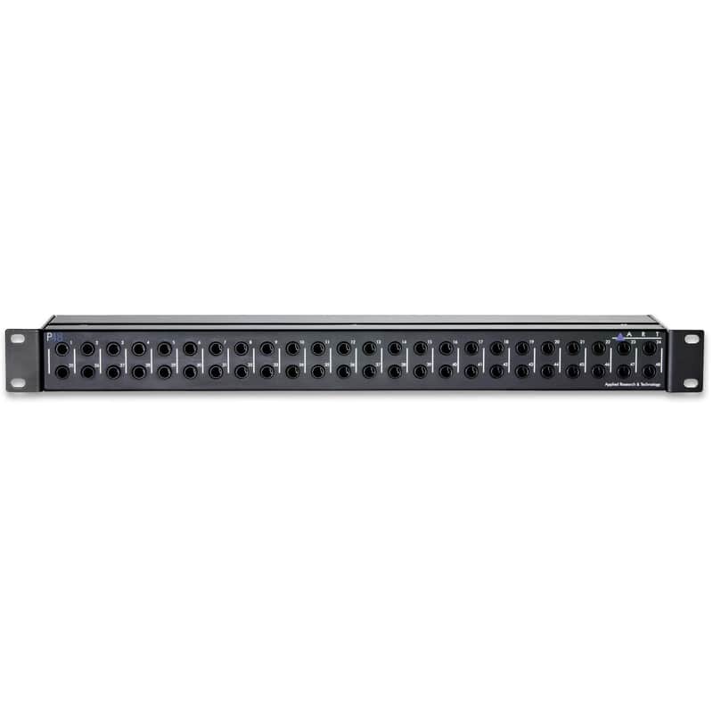 ART P48 48-Point 1/4 inch TRS Balanced Patchbay P-48 Patch Bay 24-Channel Rack image 1