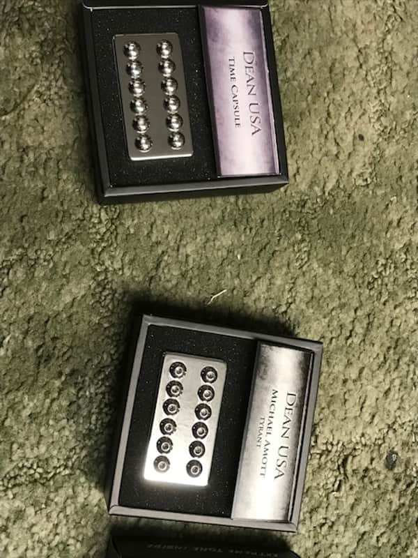 Dean DPU MA CC and DPU TC CC HEX Chrome Guitar Pickup Set image 1