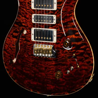 PRS Wood Library Willcutt Exclusive Special Semi-Hollow Quilt Maple 10-Top Orange Tiger 10 Top (063) image 1