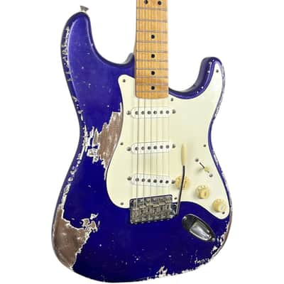 Fender MJT 50s Reissue Stratocaster - Purple Metallic - Heavy Relic image 2