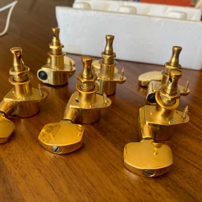 1970s/1980s Schaller M6 Gold Tuners 3x3 West Germany image 6