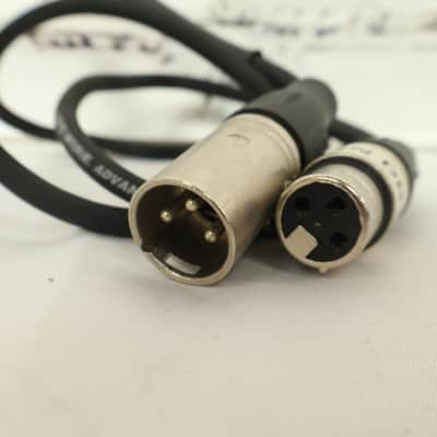 Lot of 4 3 pin XLR Low Impedance Microphone Cables image 3