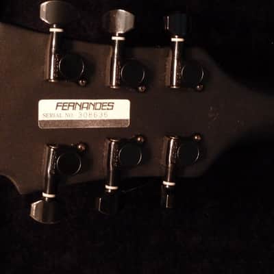 Fernandes Vertigo Elite Guitar Made in Japan 1999 Sustainer  Seymoure Duncan Top of the Line image 4