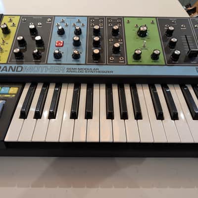 Moog Grandmother 32-Key Semi-Modular Analog Synthesizer 2018 - Present - Black / Multi-Colored Panel