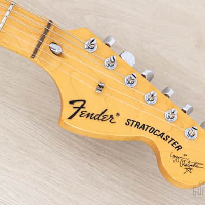 1994 Fender Custom Edition Yngwie Malmsteen Stratocaster ST72-140YM Yellow White w/ Dimarzio & Tweed Case, Japan MIJ image 4