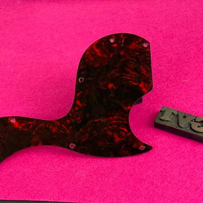 General Vintage Tone ®️ Custom Vintage Brown Tortoise Nitrate celluloid Pickguard For Gibson® SG® Junior - Brown tortoise Nitrate celluloid image 3