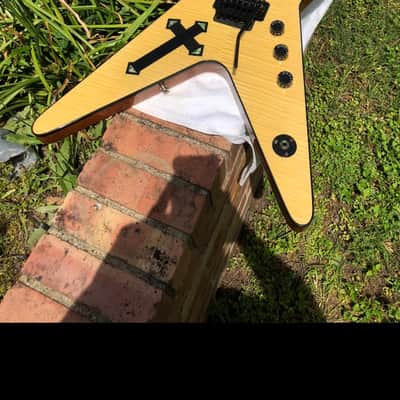 Washburn Dime BSG ‘The Cross’ with original Hardshell case and COA Boogiestreet ‘the cross’ 2005-2006 - Maple flame top image 12