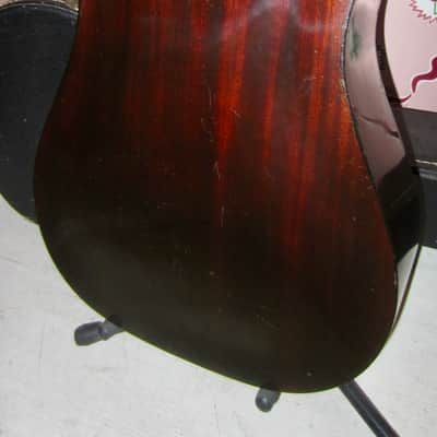 1980 Guild D-25 Flattop Acoustic - Sunburst w/ Case image 5