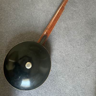 Unbranded vintage zither banjo - possibly W. Tremlett - with vintage leather case image 7