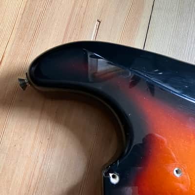 Fender Stratocaster Electric Guitar Body Mexico Strat Sunburst 1998 image 16
