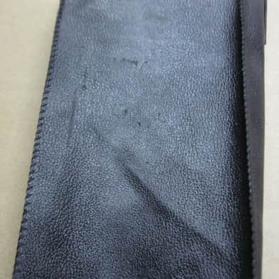 lightly used genuine BOSS vinyl pouch for FV300H, FV300L, and similar size size Boss pedals (NO pedal included) 1990s - Black Vinyl Exterior / Black Thin Canvas Interior image 16