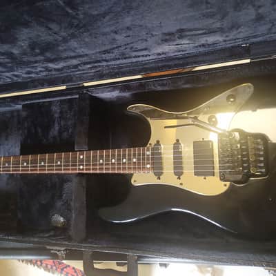 valley arts custom pro USA black beauty mirror gold pre samick 1992 signed image 18