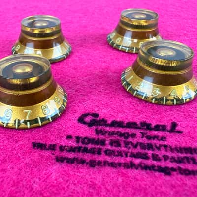 Aged CAB Knob Set for Les Paul® '59 Control – Vintage Reproduction image 5