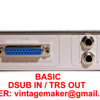 Passive Summing Mixer LittleOne Wide 8x2 DSUB in TRS out -15dB reduction (basic) image 2