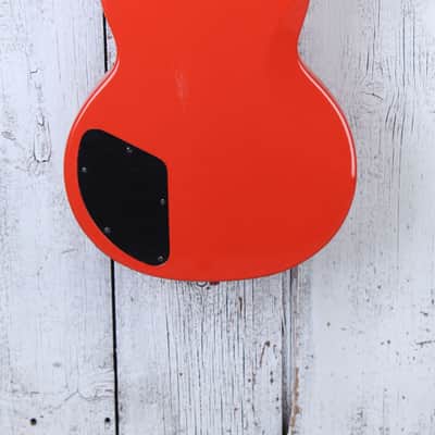 DeArmond M66 Solid Body Electric Guitar Fiesta Red with Hardshell Case image 9