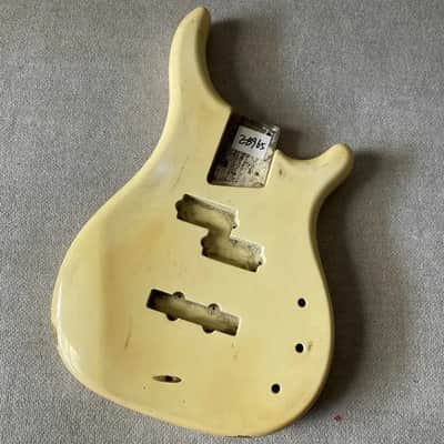 Yellow 4 String Bass Basswood Body DIY Project image 1