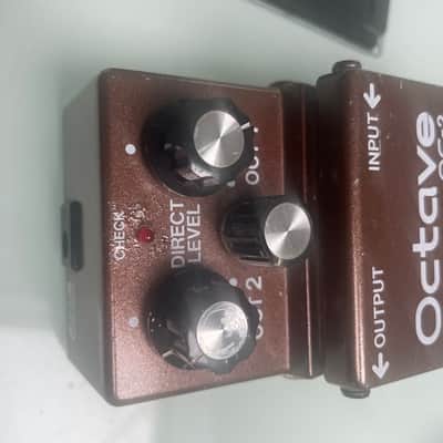 Boss OC-2 Octave (Black Label) 1989 - 1997 - Brown image 2
