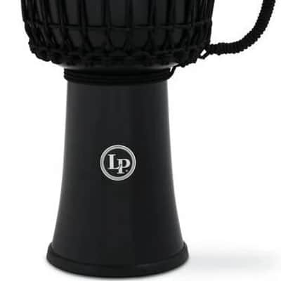 Lp 10-inch Rope Tuned Circle Djembe With Perfect-pitch Head - Black image 2