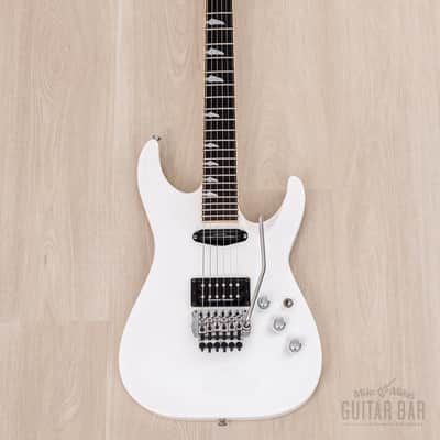 1989 ESP Custom Shop Horizon Custom Vintage Neck Through Guitar White, Near-Mint w/ Floyd Rose, Seymour Duncan image 2