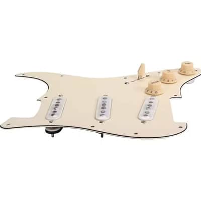 Hot Texas Blues loaded alnico V SSS Stagger Poles pickguard complete kit wired. image 5