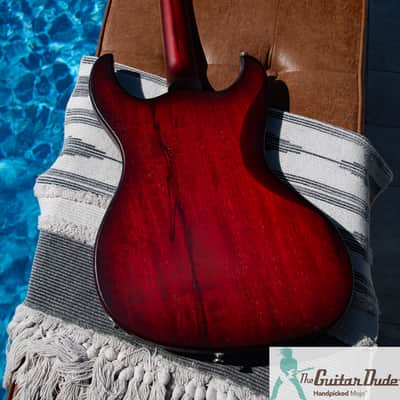 2026 Dunable Custom Shop Gnarwhal - Red/Black Burst - Pro Set Up w Perfect Frets/Action/Intonation! image 3