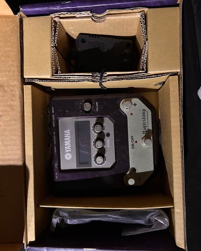 Yamaha MagicStomp UB99 Stereo Multi-Effect Pedal 1990s - Purple/Silver image 1
