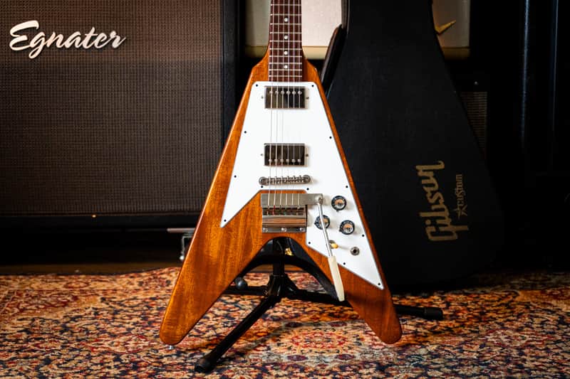 Gibson Custom Shop '67 Flying V w/ Vibrola 2000 – Natural – MINT – OHSC, COA & Case Candy