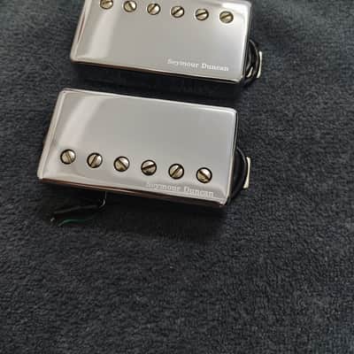 Seymour Duncan Humbucker Pickup Set SH-4 JB Bridge & SH-1 '59 Neck Nickel Covers image 1
