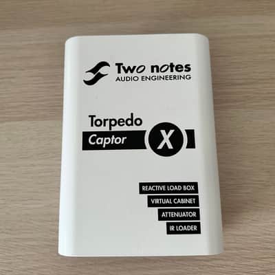 Two Notes Torpedo Captor X 8ohm Stereo Reactive Load Box / Attenuator 2020 White image 4