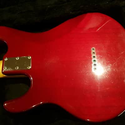 Ernie Ball Musicman Silhouette 1990 Trans Red image 6