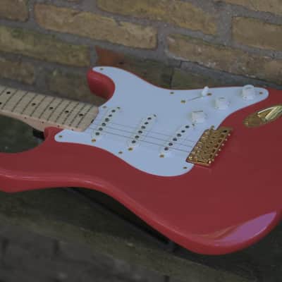 Fender Custom Shop '57 Stratocaster NOS, Maple Neck, Gold Hardware - Fiesta Red image 15