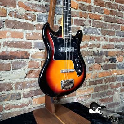 Harmony H-801 Electric Guitar (1970s, Sunburst) image 6