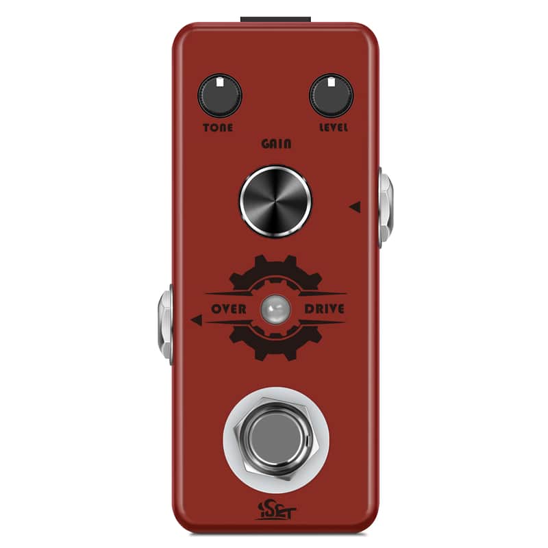 ISET Gear Overdrive Guitar Pedal Mini Guitar Effect Pedal for Electric Guitar Bass True Bypass image 1
