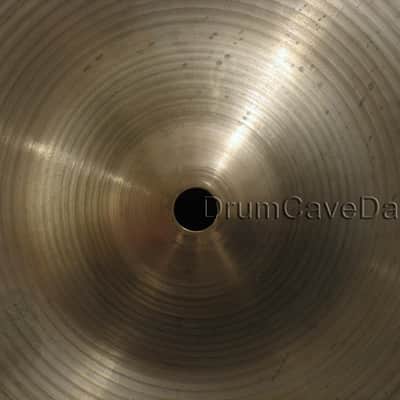 14" VINTAGE ZILDJIAN NEW BEAT HI HAT CYMBALS, HOLLOW LOGO, DEMO VIDEO! image 6