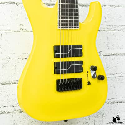 ESP LTD Stephen Carpenter SC-608 Signature 8-string Baritone Yellow w/ Case image 2
