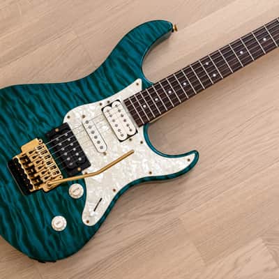 1998 Yamaha Pacifica 721JH Quilt Top HSH Superstrat Electric