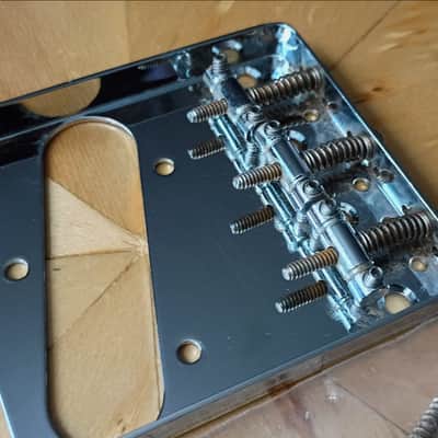 Top Load Telecaster Bridge for '60s Style Tele - Aged Relic image 5
