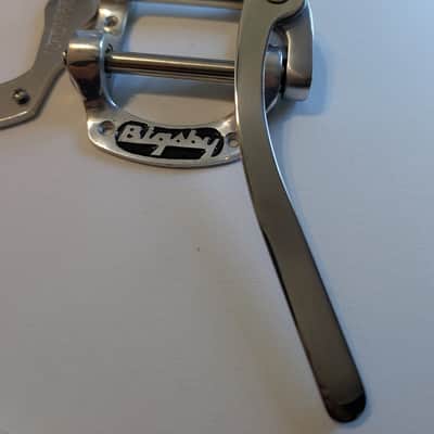 Bigsby B5 Vibrato Tailpiece 2010s - Aluminum w Vibramate and Gibson mounting Bolts image 2