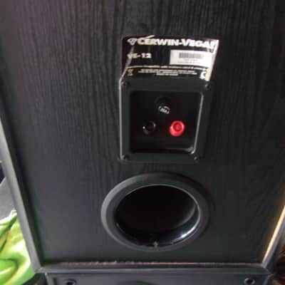 Pair of Cerwin-Vega VE-12 Floor Standing Home Stereo Speakers image 4