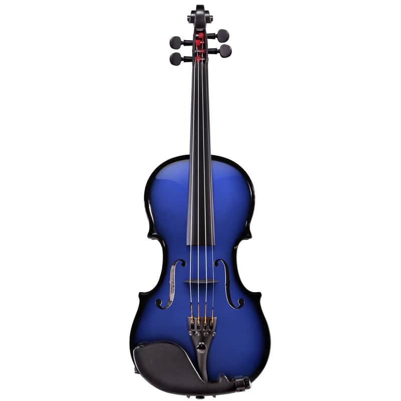 Glasser AEX Carbon Composite Acoustic Electric 4-String Violin 4/4 size 2020s Blue image 1